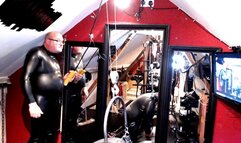 Black Rubber Suspension Bondage