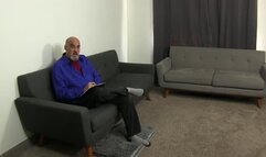 Cuck watches hotwife blow his boss 1