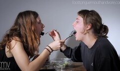 Eating With Bare Feet Under The Table