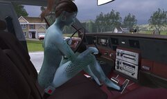 Chevrolet Caprice Cranking Template - Alien Aisling in Stiletto Pumps 1080p