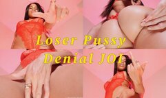 Loser Pussy Denial JOI- Ebony Femdom Goddess Rosie Reed Loser Humiliation Tease And Denial Jerk Off Instruction- standard definition