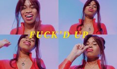FUCK'D UP- Ebony Femdom Goddess Rosie Reed Slave Mind Fuck Domination Sniffing Instructions- 1080p HD