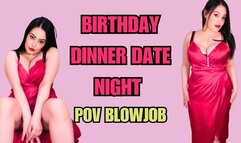 British MILF Birthday Seduction with Big Tits, Red Lipstick & Cum Finish on her