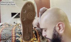 Feet worship in NYC and cumshot