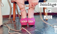 Juliette_RJ High Mules JOI with some ankle bondage - JOI - SOLO FEMALE - BONDAGE - BBW FEET - FOOT FETISH - CUM COUNTDOWN - BRAZILIAN QUEEN - FEET JOI - MASTURBATION - ORGASM - HIGH HEELS - TOE RINGS - DANGLING