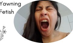 Huge yawns