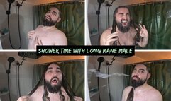 Shower Time with Long Mane Male 1080p -Ft: Theo Brawn
