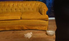 Fifi steps into marshmallow goo wearing black nylongs get stuck and struggles until the nylons are stripped off *discounted replay in case you missed it*