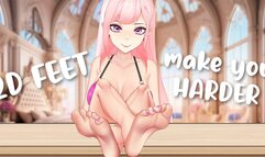 2D Feet Make You Harder