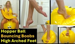 Hopper Ball | Bouncing Topless | High Arched Feet | Squishing & Stomping Deflation copy