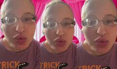 ASMR Bursting Bubblegum Bubbles - ASMR, Bubble Gum Fetish, Eye Glasses Fetish, Lip Fetish