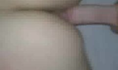 Petite Blonde Wife Taking BBC Creampie