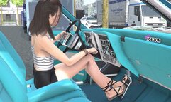 Oldsmobile Tornado Cranking Template - Charlotte in Lace Up Flip Flops 1080p