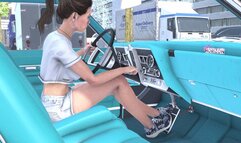 Olsmobile Tornado Template - Yasmine in Camo Sneakers 1080p