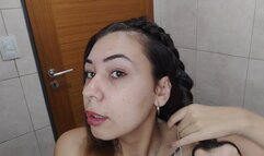 Braiding and styling my hair, just the way you like it