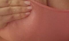 Wet T-Shirt Seduction: Busty Babe in the Shower