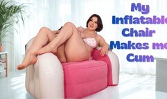 Orgasm in my Intex Chair - Pump Inflation, Humping and Masturbation