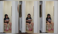 1 ST PEE OF THE DAY DEC 2ND BOOK READING ON THE TOILET W DETOX CLEAR PULL HAWK