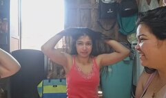 Who's the master of the hair pull?