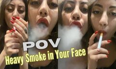 POV: Heavy Smoke in Your Face