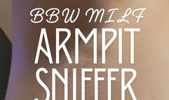 Topless BBW Teases Armpit Sniffing