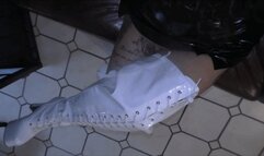 Verehre meine Lack Overknee Stiefel