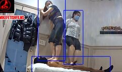 MASSAGE PARLOR BEHIND THE SCENES: DOUBLE COCK TRAMPLING