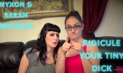 Nyxon & Sarah Michelle Ridicule Your Tiny Dick 540p