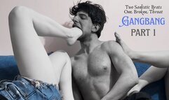 Foot Gagging Overload: Tied Up & Throat-Fucked by Asteria + Helia’s Filthy Feet (PART 1)