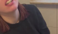 Toilet Blowjob 18 year old Slut from Berlin