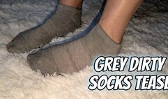 Dirty Grey Socks Tease