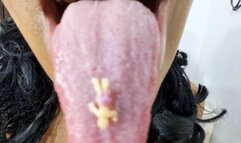 EBONY SHOWING OFF LITTLE JEFF DOLL WITH HER SEXY TONGUE PART 4 BY IZA CANDY CAM FULL HD