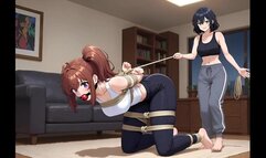 Bondage Confessions #538B: Roommate's Ropes and Restraints (Animated)