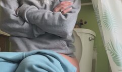 Your Step-Sister Finds Out You Have A Pee Kink & Wants You To Pee & Cum All Over Her Hairy Pussy