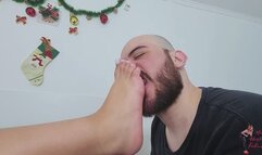 Foot Worship teen, part 2, by Jhully and slave Mude, FULL HD