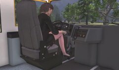 School Bus Cranking Template - Angie in Stiletto Pumps 1080p