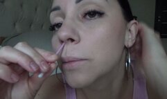 sneezing and nasal irritation