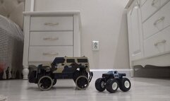 crush toys under you m