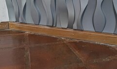 Katherine sexy heel popping session off the Ellie white Mules