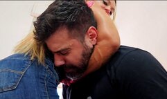 Hot blonde in BICEPS JOB