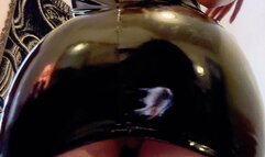 Showing Off Tight Shiney Dress Goddess Worship Ass Worship Vertical Mobile View and Tease