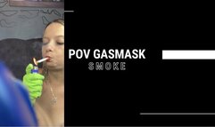 pov gasmask smoke