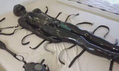 Fully enclosed latex man