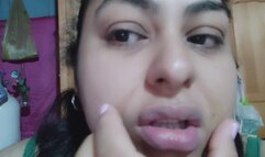 Labios cubriendo mi nariz: fetiche de boca, presión y sonidos.