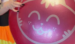 Ride on beachball and ride roll