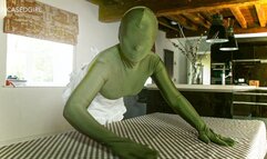 ZENTAI ENCASED DOMESTIC SLAVE FANTASY