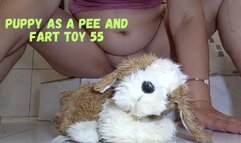 Puppy as a pee and fart toy 55