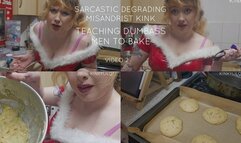 Misandrist teaching video 2 Degrading Degradation Teaching Useless men how to bake humiliation