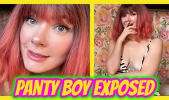 Panty Boy Exposed
