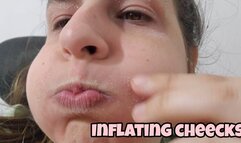 Chubby Girl Puffed Cheeks - Long Breath Holds with Massive Cheek Inflation